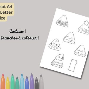 Build a Christmas Tree – Printable PDF Activity | Fine Motor Skills | Montessori Game | Preschool Learning | Cut and Play - Kindy activity image 5