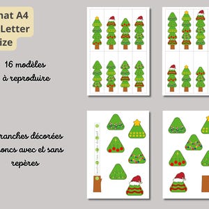 Build a Christmas Tree – Printable PDF Activity | Fine Motor Skills | Montessori Game | Preschool Learning | Cut and Play - Kindy activity image 4