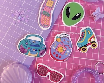 Nostalgia Y2K Girly Dopamine Stickers (Pack of 6)