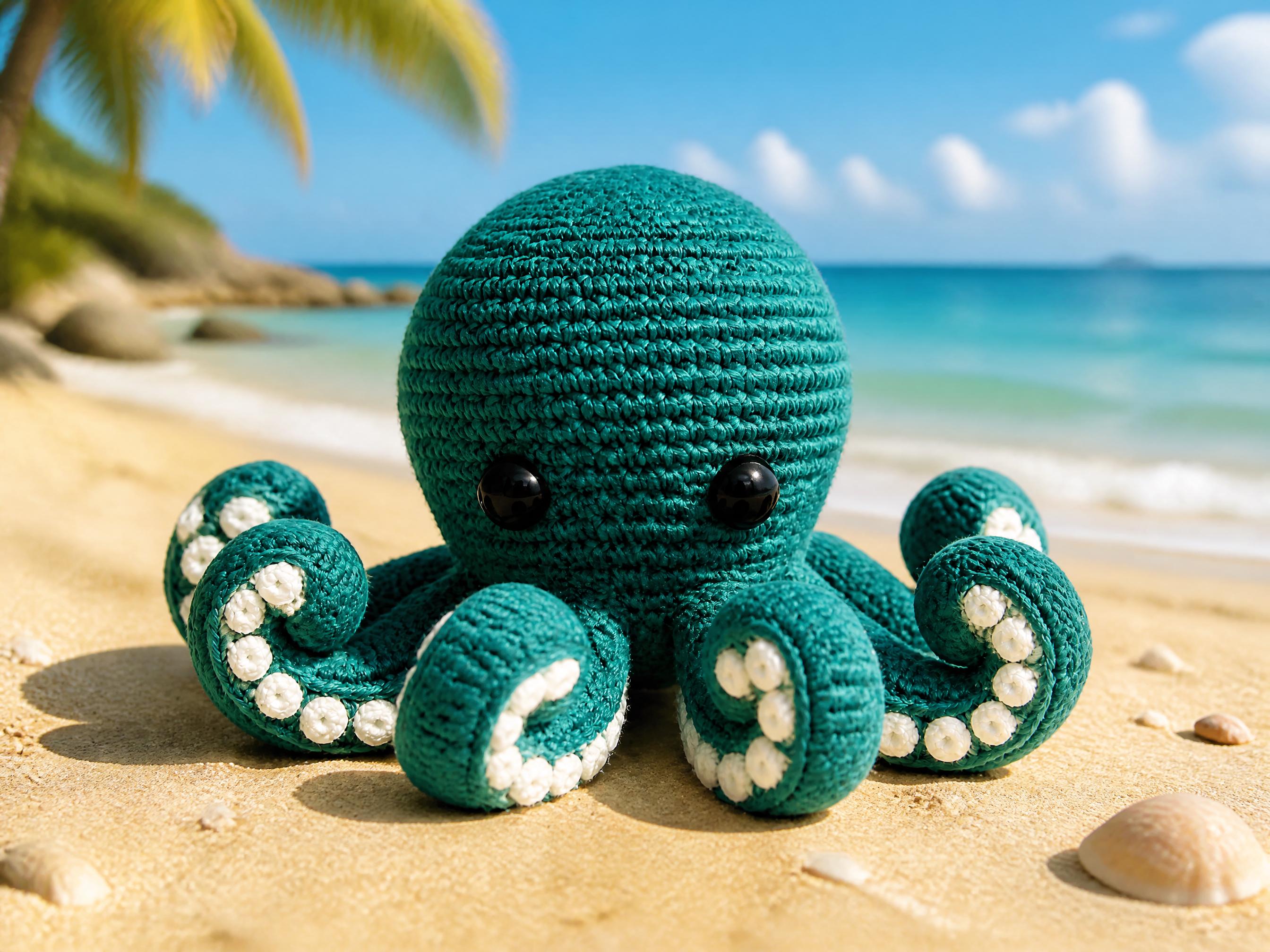 30 Octopus Crochet Patterns for Amigurumi, Plushies, Keychains, and Statement Makes 13 Realistic 3D Octopus Crochet Pattern