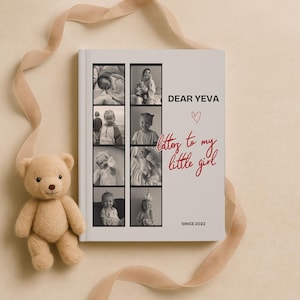 Personalized Letters to My Daughter Journal: Custom Photo Memory Book