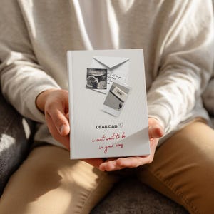 Personalized Pregnancy Reveal Notebook: Photo Keepsake Gift for Dad-to-Be