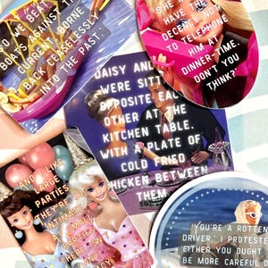 Hey, Gatsby! 5 sticker pack - Teacher, Gatsby, Literature, Student, Stickers, Barbie, Decals