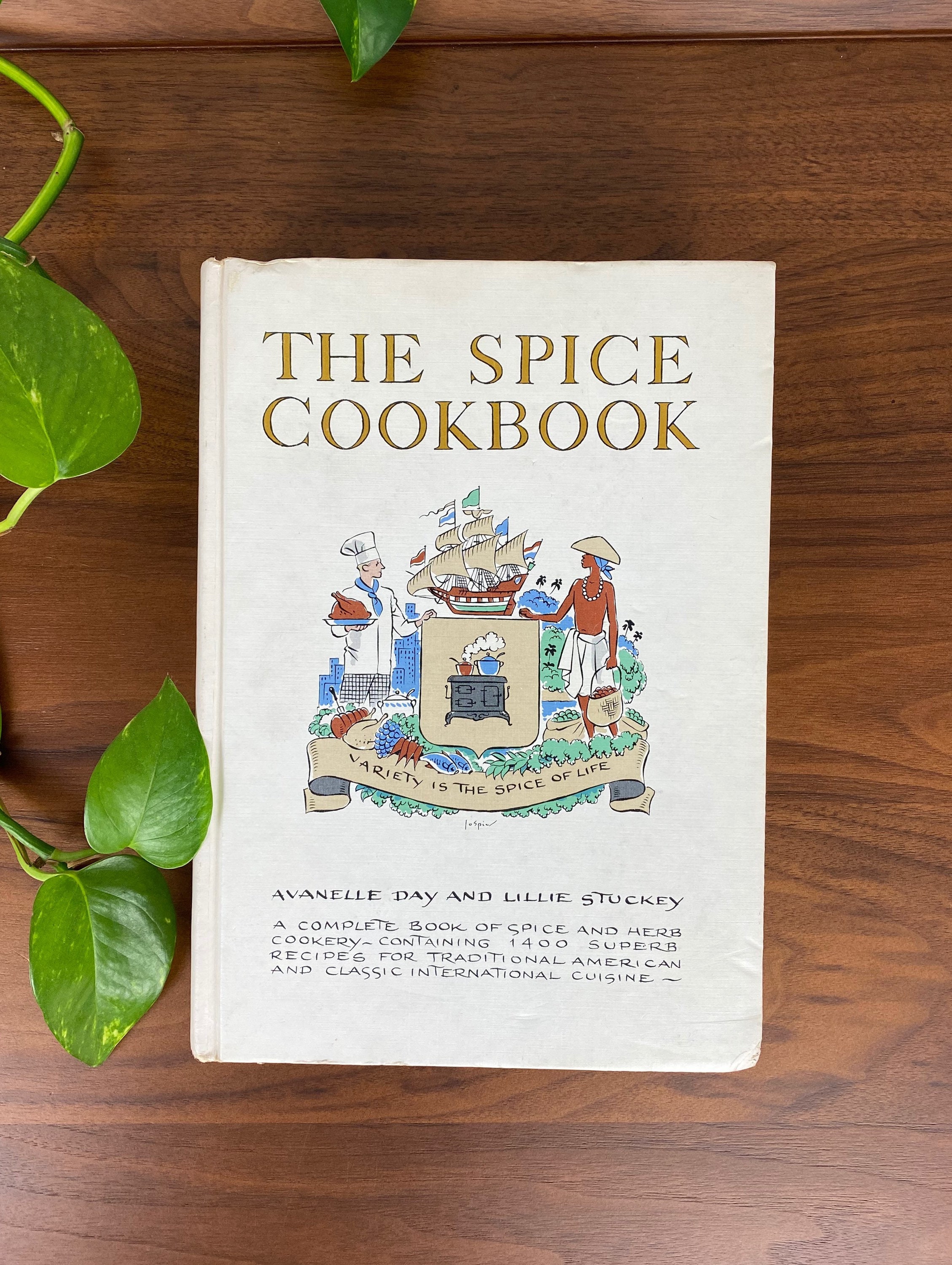 The Spice Cookbook 1400 superb recipes // Avanelle Day and Etsy
