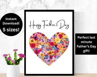 Fathers Day Gift From Kids, Fathers Day Keepsake Gift From Wife, Fathers Day Gift From Son,  Step Dad Fathers Day Gifts, Fathers Day Print
