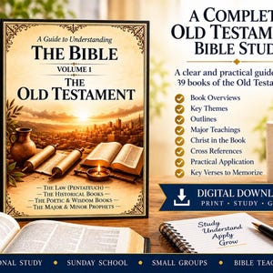 Studienführer zum Alten Testament | 39 Bücher, 5 Abschnitte (Digitales PDF)