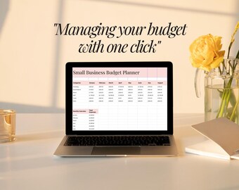 Small Business Budget Tracker – Excel Spreadsheet Editable