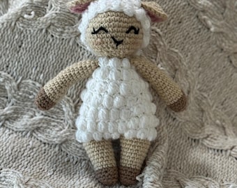 Crochet Lamb Plushie: Handmade Amigurumi Sheep Toy