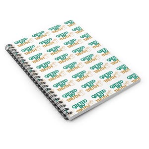 Spiral Notebook Gifted By Truth - Linia liniowana, spersonalizowany dziennik, notatnik do pisania, dziennik inspirujący, spersonalizowany notatnik