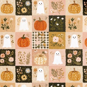 Höst Halloween pumpa lapptäcke konstläder, 11.8”X7.8”/19”X51”, läder DIY pyssel