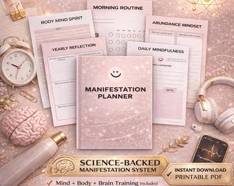 Kalender 2026 Manifestation | Affirmationen des Tages, Yoga & Meditation (Digitaler Download)