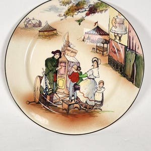 Royal Doulton Vintage Plate - English Old Countryfair Scenes (1930s-1950s)