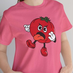 T-shirt tomaat, schattig tuinshirt, T-shirt tomaat, leuke zomeroutfit, perfect cadeau voor fijnproevers