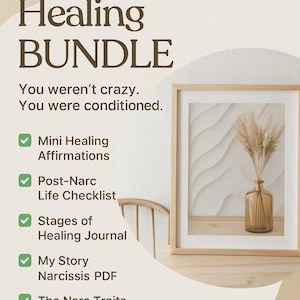 Narcissist Recovery Workbook & Healing Bundle