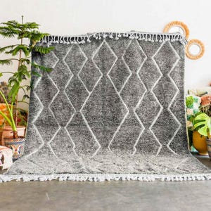 Stacked Boujaad Rug | Colorful Wool Carpet | Handmade Moroccan Decor