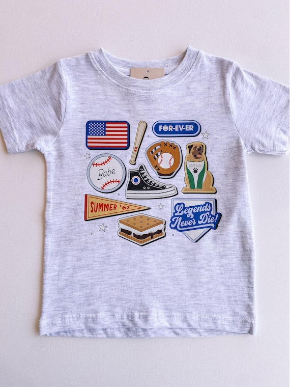 Legends Never Die Baseball Baby + Toddler Tee