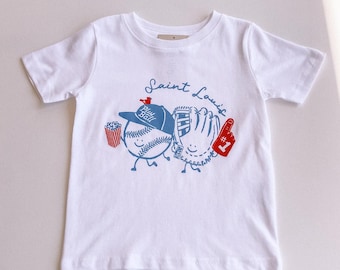STL Baseball Buds Baby + Toddler Tee