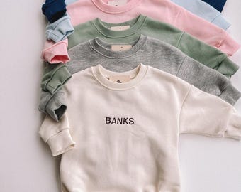 Custom Embroidered Baby Romper: Personalized Cotton Bubble Bodysuit