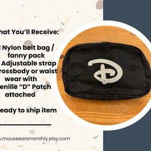 Bolso bandolera Disneyworld / Riñonera Mickey Mouse / Bolso de viaje Disney imagen 2