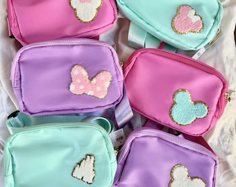 Theme Park Crossbody | WDW Mickey Mouse Fanny Pack | Disney Trip Bag | Magical Characters