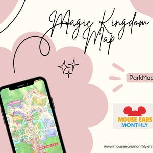 Magic Kingdom Park Digital Map 2026, Attractions, Dining, Instant Digital Download!