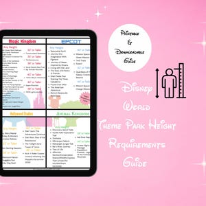 Disney World Height Requirements Guide 2026 | Ride Height Chart for All 4 Parks | Magic Kingdom, Epcot, Hollywood Studios, Animal Kingdom