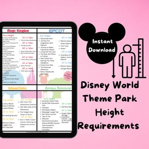 Walt Disney World Height Requirements 2026 | Ride Height Chart for All 4 Parks | Magic Kingdom, Epcot, Hollywood Studios, Animal Kingdom