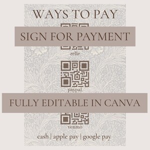 Ways To Pay Printable Template