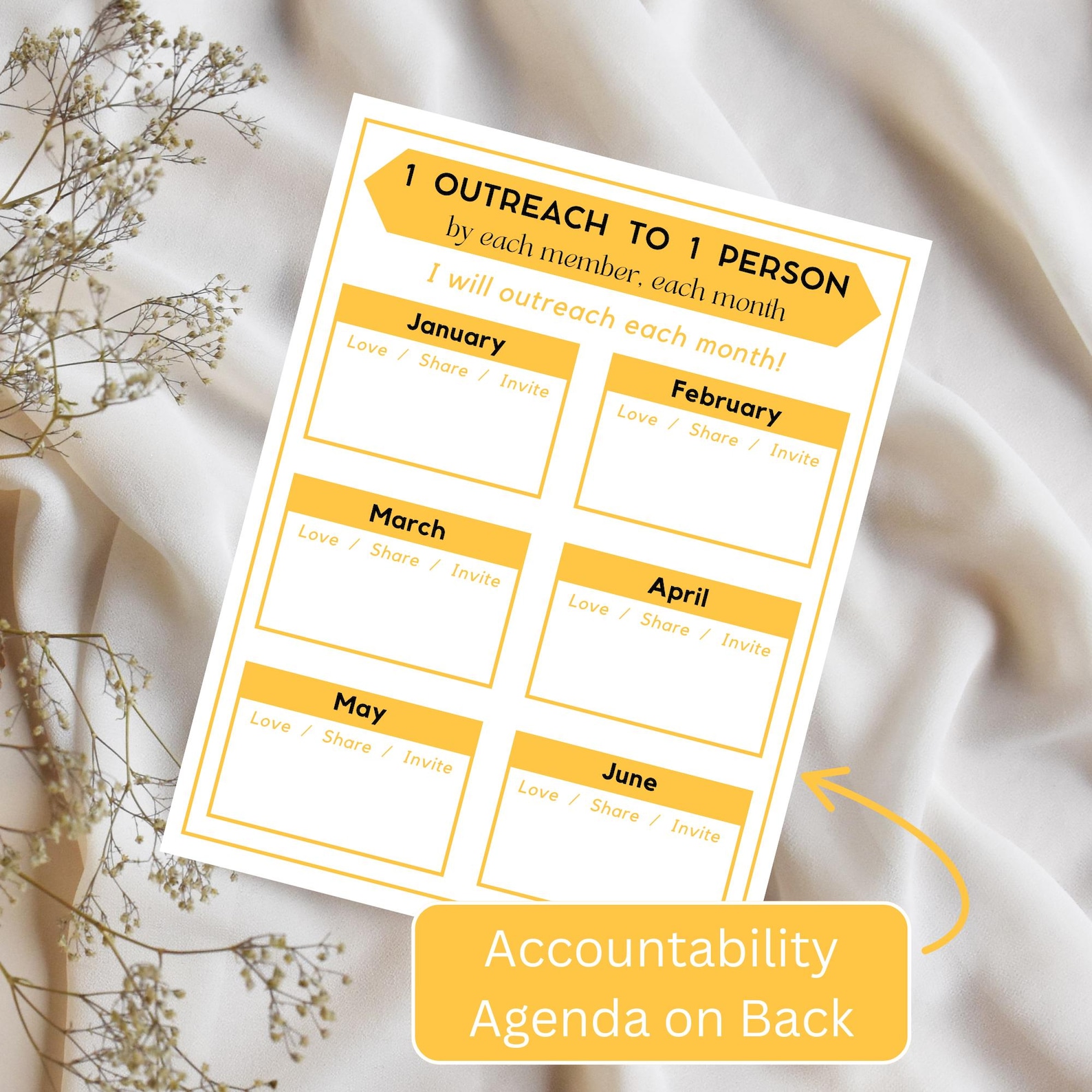 Ward Mission Plan Custom Printable LDS Infographic Handouts Etsy