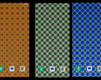Phone Wallpaper: Geometric tile design