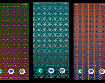Phone Wallpaper : Geometric tiled backgrounds