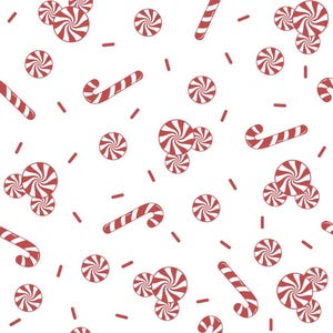 Christmas Candy Cane Fabric Mickey Minnie Mouse Fabric Cartoon Fabric 100% Cotton Fabric Anime Fabric By The Half Yard