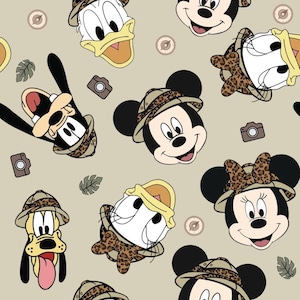 Tecido Mickey Minnie Mouse Tecido Mouse e Amigos Tecido de Desenho Animado Tecido 100% Algodão Tecido de Anime Por Meio Metro