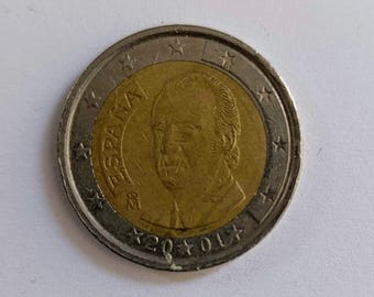 2 euro coin SPAIN 2001