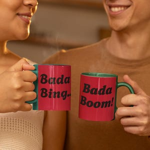 Housse de coussin Bleu Bada Bing! TV Series Comedy Funny Humour Shows