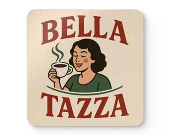 Zestaw podstawek korkowych Bella Tazza: włoski design