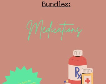 Ensemble d'infographies sur les médicaments | Guide d'étude de pharmacologie pour les infirmières et les étudiants