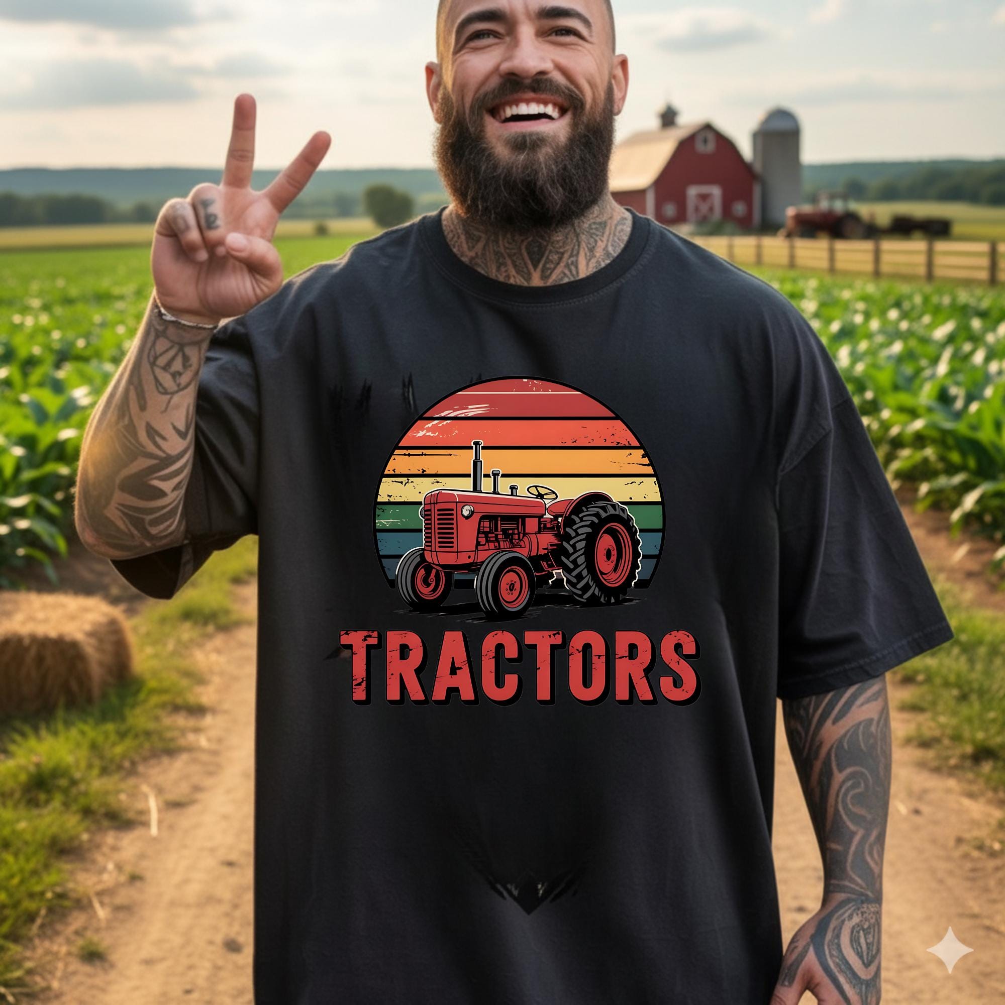 T-shirt Humoristique "Juste Un Tracteur De Plus" - Pour Fermiers Et Amoureux Des Tracteurs - Neuf Avec étiquettes