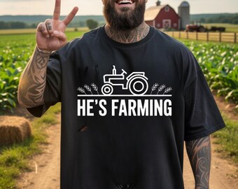 Tractor Pulse T Shirt Farming Farm Heartbeat Farmers Birthday