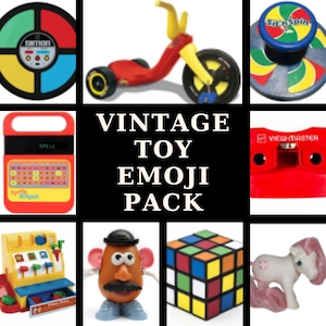 Vintage Toy Emojis