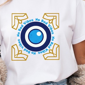 Comfort Colors Evil Eye T-Shirt: Boho Spiritual Protection Tee