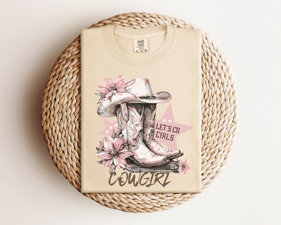 Retro Let's Go Girls Cowgirl T-Shirt: Western Country Nashville Trip, Bachelorette Women Party Tee
