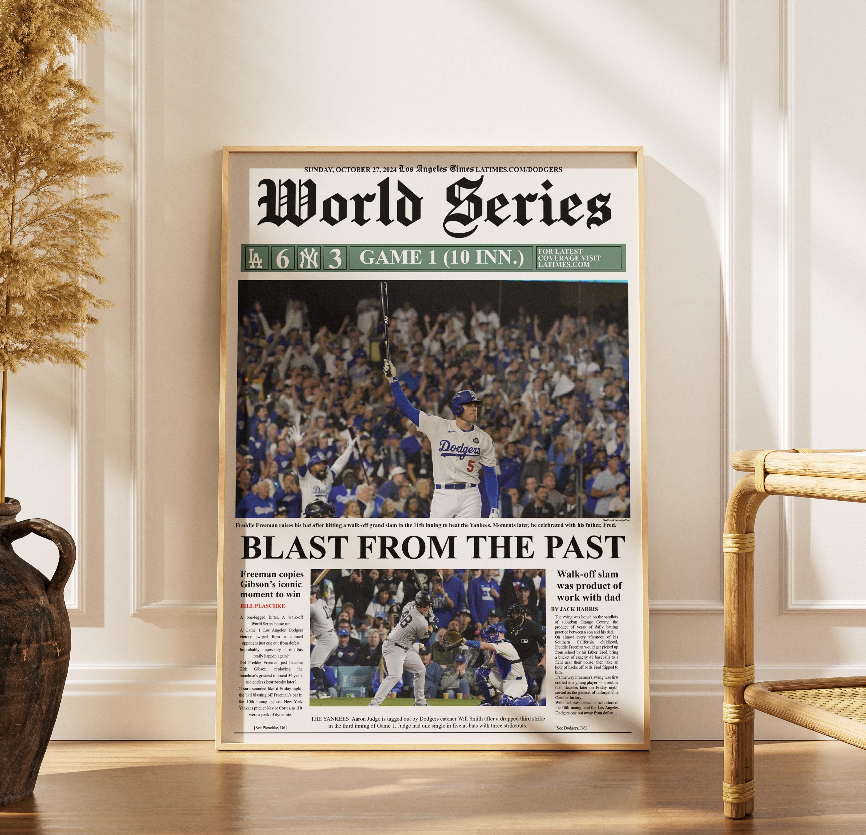 La Dodgers Newspaper - Etsy