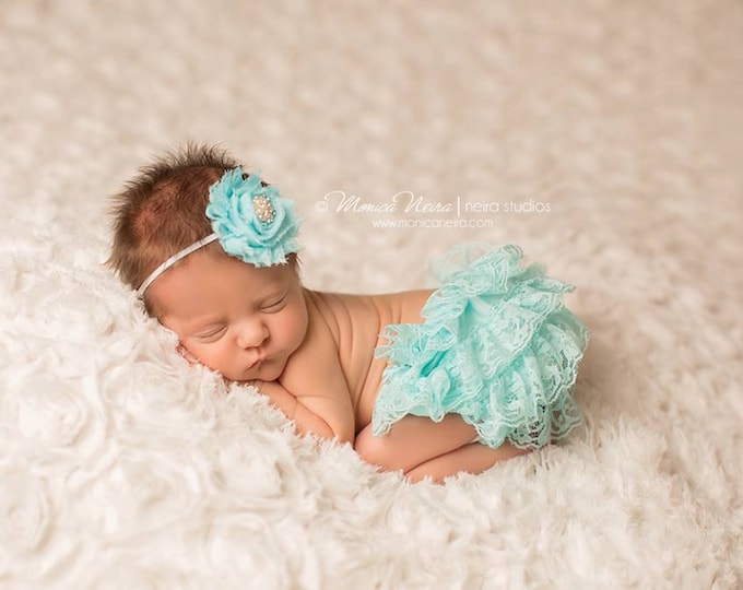 Bloomer Set Bloomer With Headband Baby Bloomers Newborn Etsy