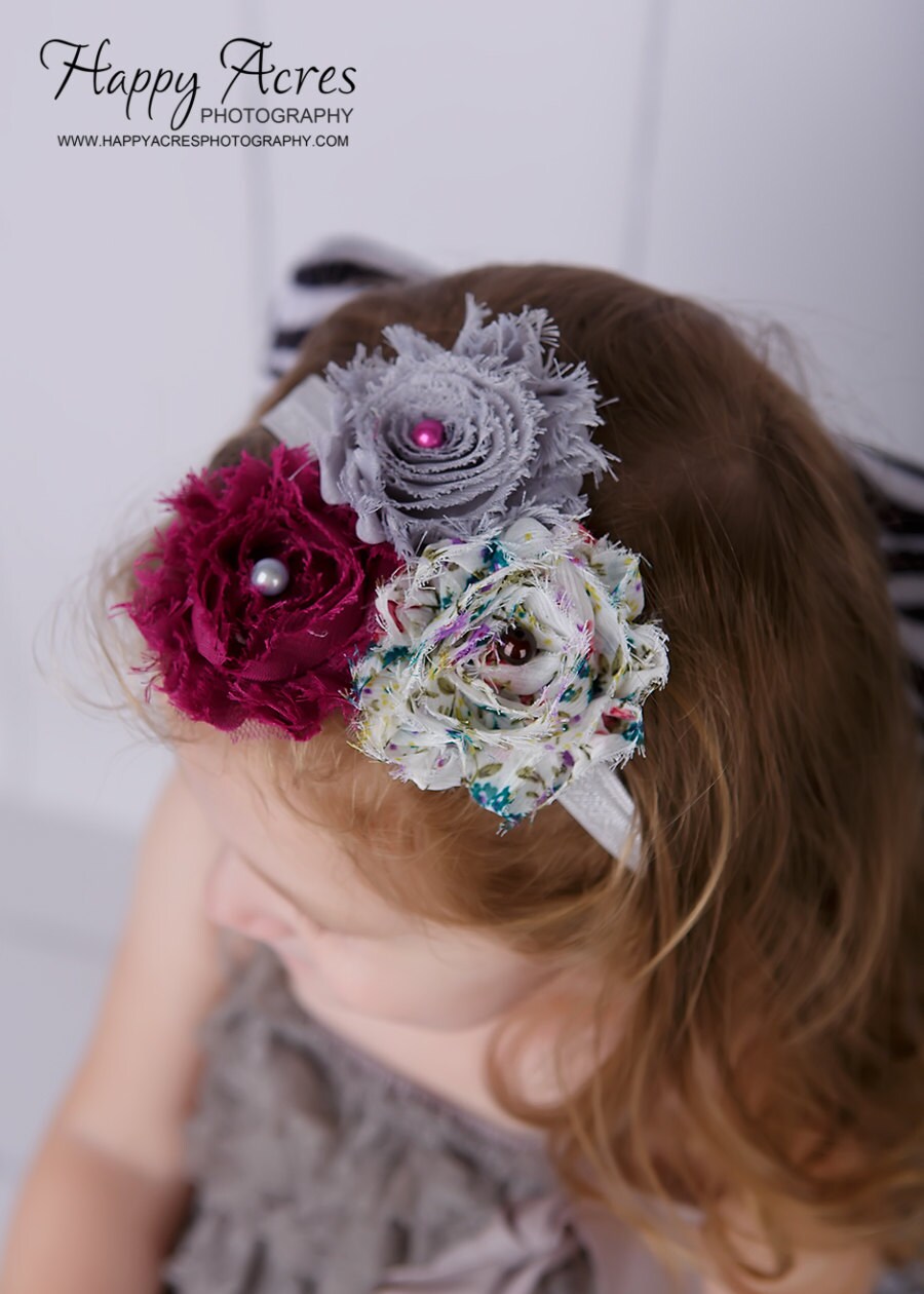 County/Vintage headband....newborn headband baby headband Etsy