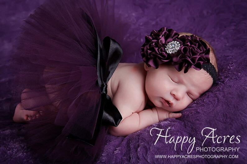 PLUM PRINCESS....newborn tutu baby tutu with vintage Etsy
