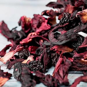Dried Hibiscus Leaves – Bissap | Organic Herbal Tea | Natural Detox | African Superfood
