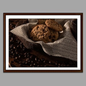 Cookie Wall Art Print, Kitchen Wall Decor, Kitchen Decor, Printable Posters, Coffee Wall Art