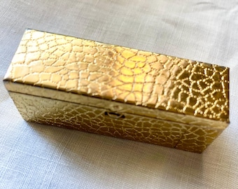 Vintage Avon Lipstick with gold mirrored case 1950’s mid century collectible makeup cosmetics