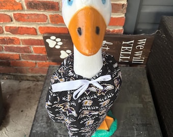 Handmade Football Porch Goose Outfit – Game Day Yard Decor (Fits 23–29″ Goose)